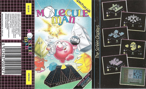 Molecule Man box art for ZX Spectrum